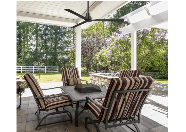
Minka-Aire F787-CL Simple 52" Outdoor Ceiling Fan with Remote Control, Coal