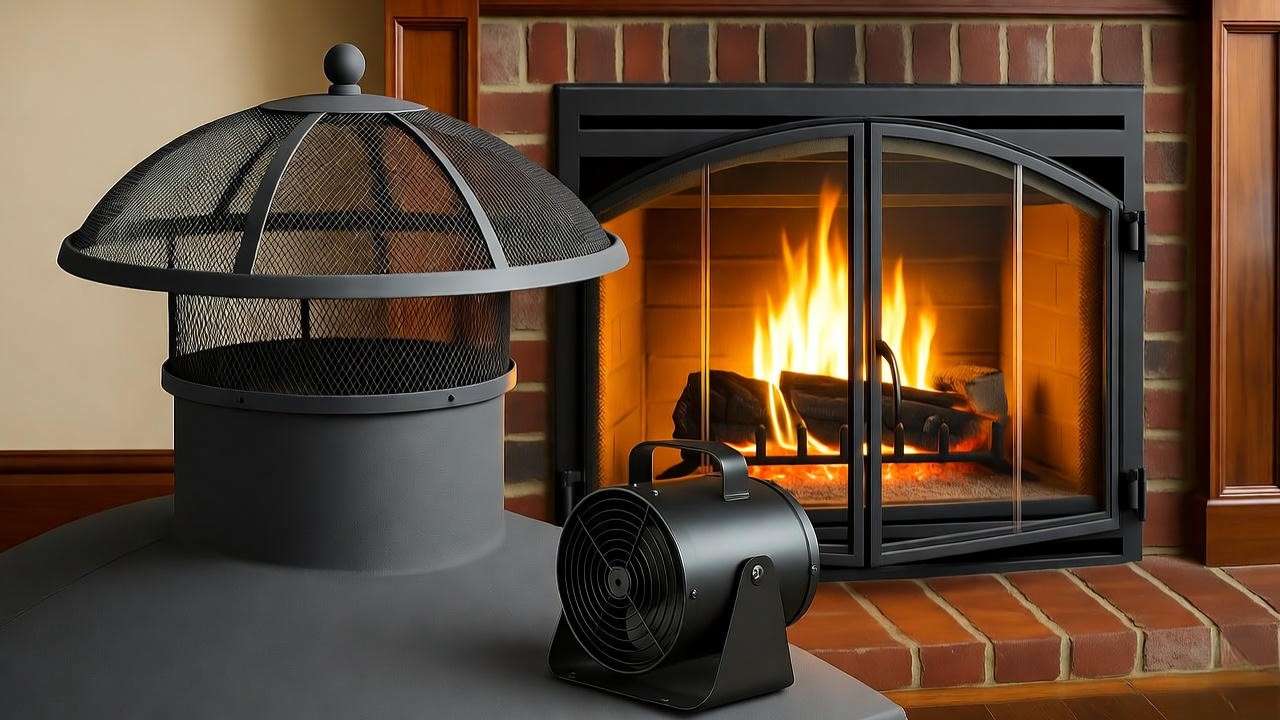 Maintaining fireplace accessories like spark arrestors and blowers for enhanced safety.