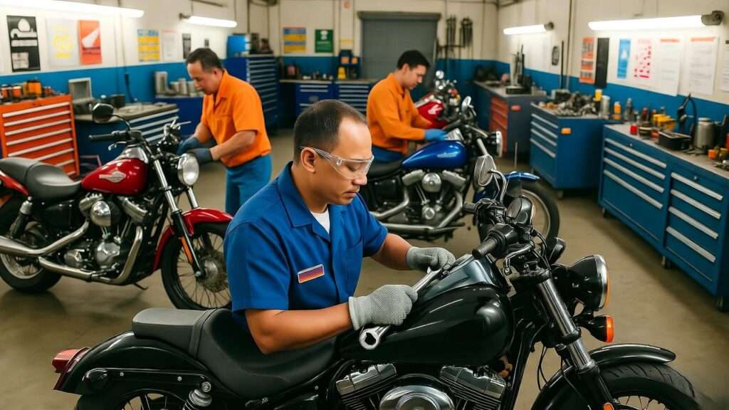 motorcycle repair shops