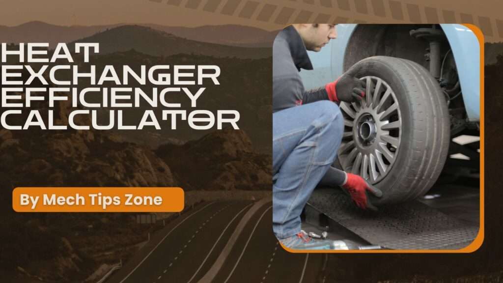 Heat Exchanger Efficiency Calculator