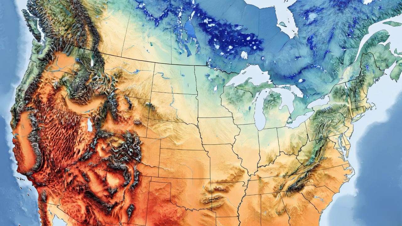 U.S. and Canada groundwater temperature map for tankless water heater sizing