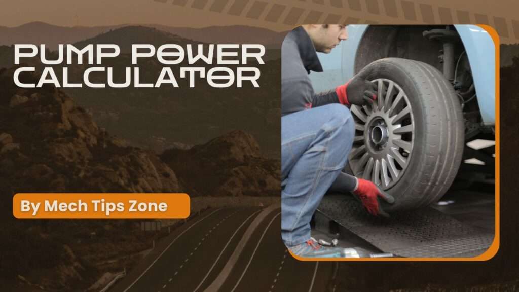 Pump Power Calculator