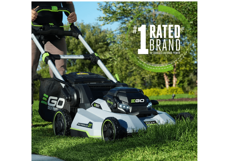  EGO Power+ LM2135SP 21-Inch Select Cut Lawn Mower & LB6504 650 CFM Variable-Speed 56-Volt Lithium-ion Cordless Leaf Blower 5.0Ah Battery and Charge