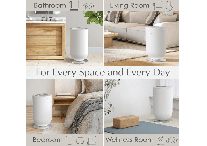 
Pure Enrichment PureBliss Luxury Towel Warmer - Extra Large 20L Heats Towels, Robes, Blankets, or Clothing - Modern Bucket Design, 4 Heat Timer Settings