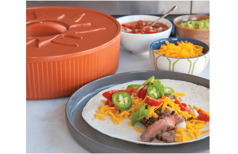 Nordic Ware Microwave Tortilla and Pancake Warmer, 10-Inch Holder - Fits Large Size Tortillas