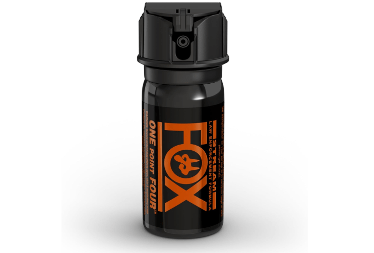  Fox Labs, One Point Four, 4 % OC Pepper Spray- Flip Top Stream (2 oz) 24FTS
