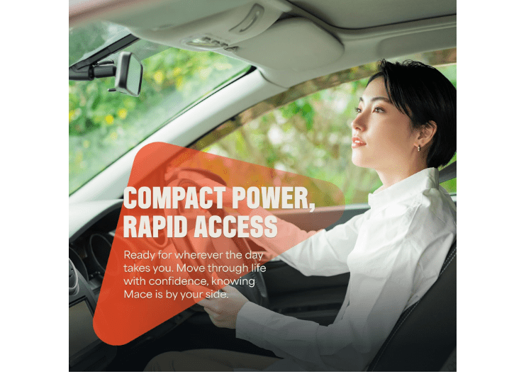  Mace Pepper Gel - Maximum Police Strength OC with UV Dye, No Wind Blowback, Long Range Protection Up to 25 Feet, Magnum Series, Self Defense Pepper Spray