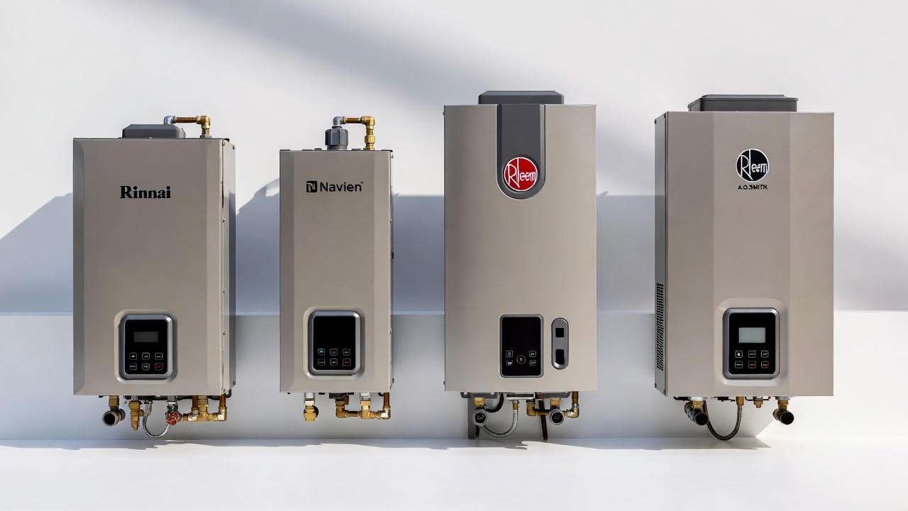 Top 2025 tankless water heater models from leading brands