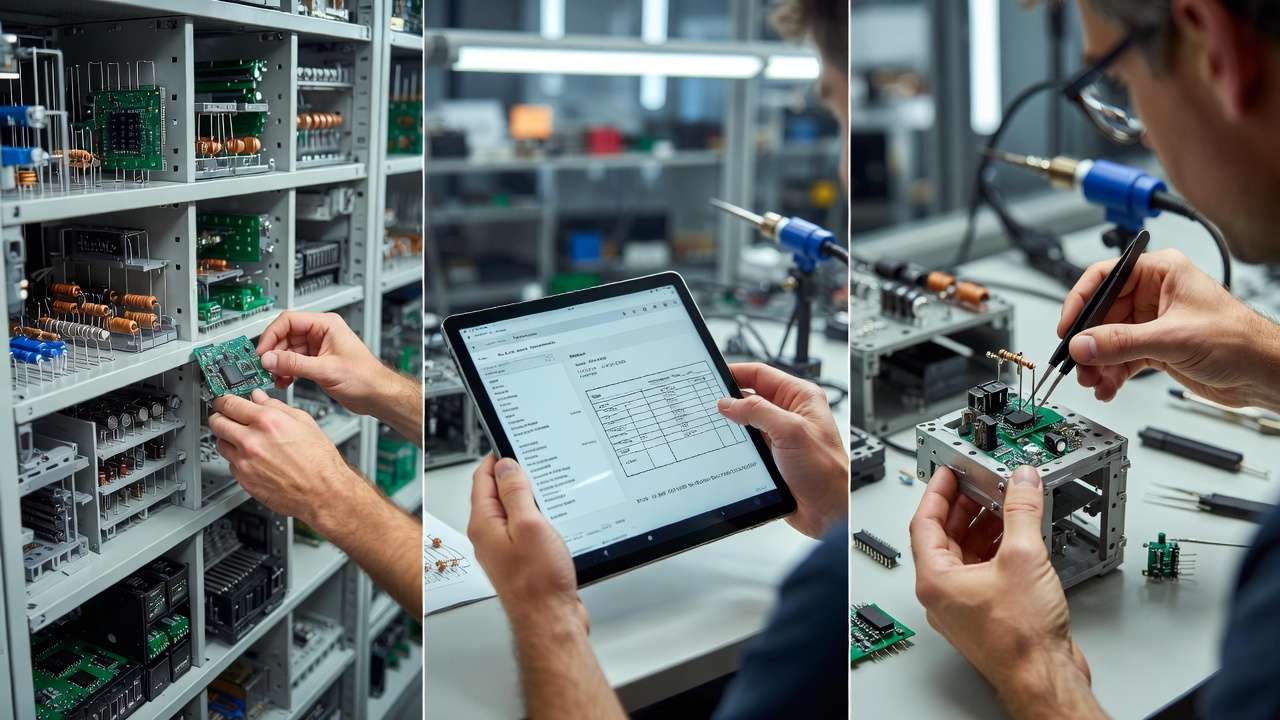 Step-by-step sourcing and selection of electrical components for engineering projects at Cooper Electric Supply