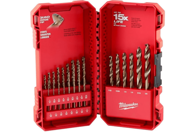 Milwaukee Electric - 23 PC RED Helix Cobalt Drill BIT Set