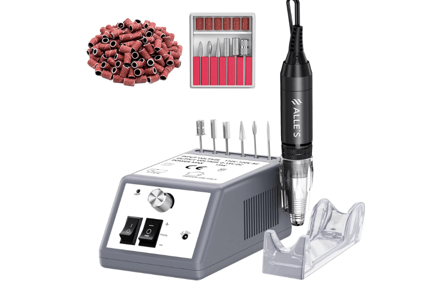 
30000 RPM Professional Nail Drill Machine Efile Electric Nail Filer Kit for Finger Toe Nails, Acrylic Gel Nails, Manicure Pedicure Drill with 6Pcs Nail Bits...