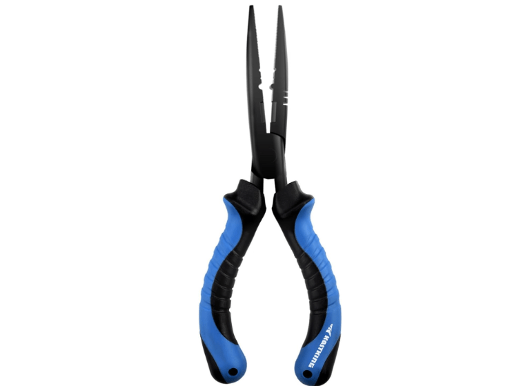  KastKing Intimidator Fishing Pliers, Corrosion Resistant Polymer Coated Fishing Tools, Tungsten Carbide Cutters, Saltwater Resistant Fishing Gear