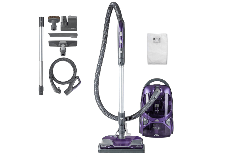  Kenmore 600 Series Pet Friendly Lightweight Bagged Canister Vacuum with Pet PowerMate, Pop-N-Go Brush, 2 Motors, HEPA Filter, Aluminum Telescoping Wand,...
