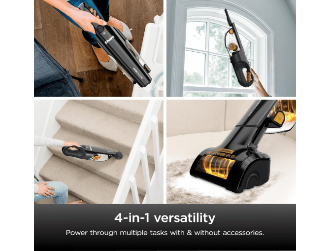 Shark UltraCyclone Pet Pro Plus Cordless Hand Vacuum, Powerful Suction, Handheld Vacuum for Car & Home, Pet Power Brush, Crevice Tool, Scrubbing Brush