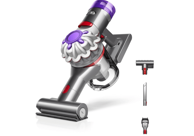 Dyson Car+Boat Handheld Vacuum, Cordless and Lightweight, Cleans Hard Surfaces and Upholstery, 115AW, 2 Power Modes, Up to 50 Minutes²