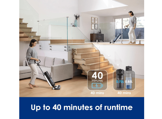  Tineco Floor ONE S7 PRO Cordless Wet Dry Vacuum Cleaner, Smart Floor Cleaner Mop for Hard Floors, Long Run Time, Dual-Sided Edge Cleaning, Self-Cleaning