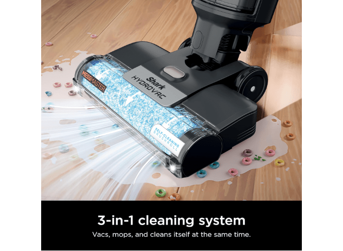 
Shark HydroVac MessMaster Wet Dry Vacuum Cleaner, Cordless, 3-in-1 Vacuum Mop All in One & Self-Cleaning System, Lightweight, Powerful Suction, for Hard