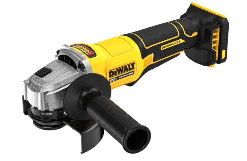 DEWALT 20V MAX Cordless 4 1/2 Inch Paddle-Switch Grinder, Bare Tool Only (DCG408B)