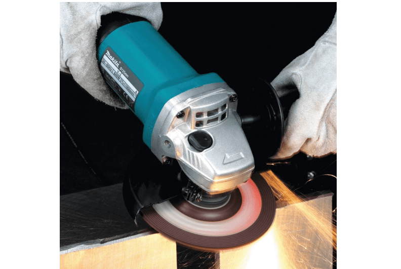 Makita 9557PB 4-1/2" Paddle Switch Angle Grinder, with AC/DC Switch