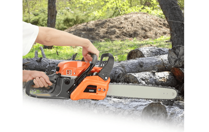 
58cc Gas Chainsaw 20 Inch,2Kw 3Hp Handheld Gasoline Powered Petrol,Portable Cordless Chainsaws with Gasoline Chain Saws for Wood Cutting & Tree