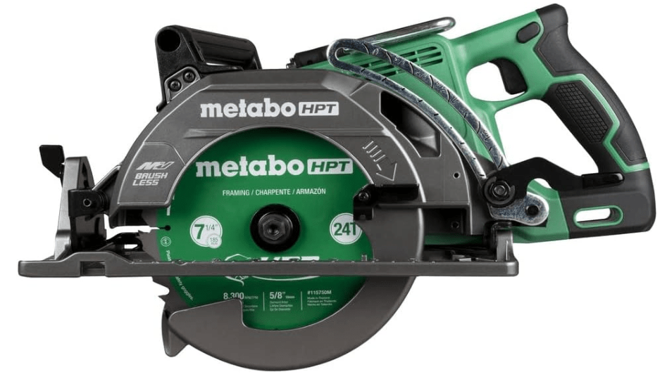  Metabo HPT 36V Cordless 7-1/4" Rear Handle Circular Saw, 500 Cuts Per Charge, Lightweight at 8.2 Lbs