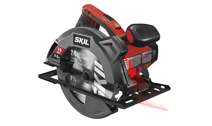 SKIL 15 Amp 7-1/4 Inch Circular Saw with Single Beam Laser Guide - 5280-01