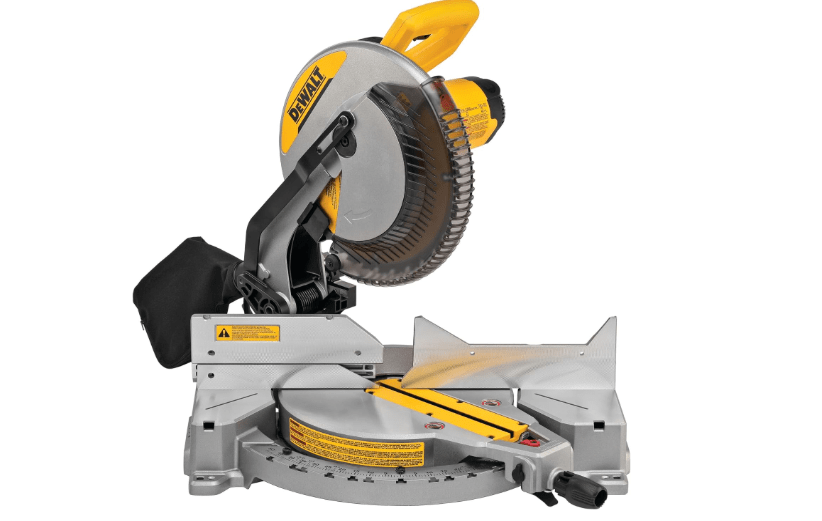  DEWALT 12-Inch Miter Saw, 15-Amp, Single Bevel, Compound (DWS715)