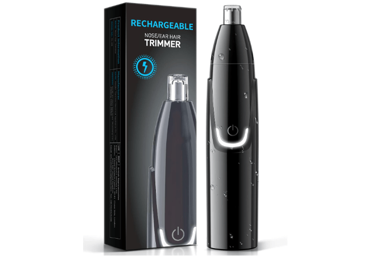 ZORAMI Rechargeable Ear and Nose Hair Trimmer - 2025 Professional Painless Eyebrow & Facial Hair Trimmer for Men Women, Powerful Motor and Dual-Edge