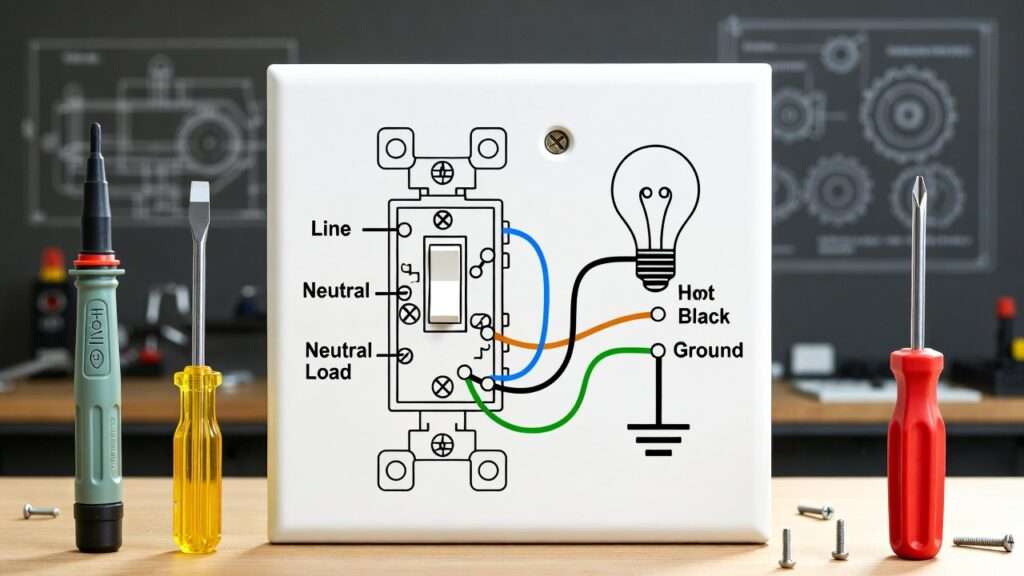 light switch wiring diagram