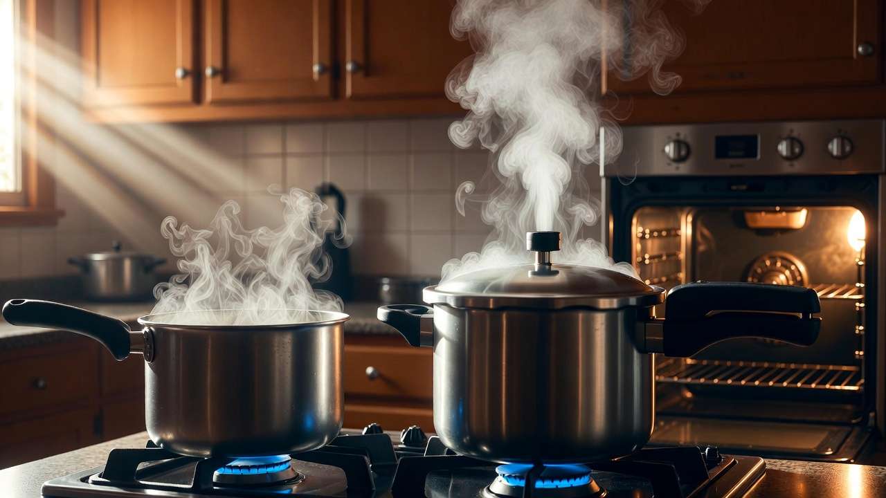 Combined conduction convection and radiation with phase change in a real kitchen for heat transfer engineering