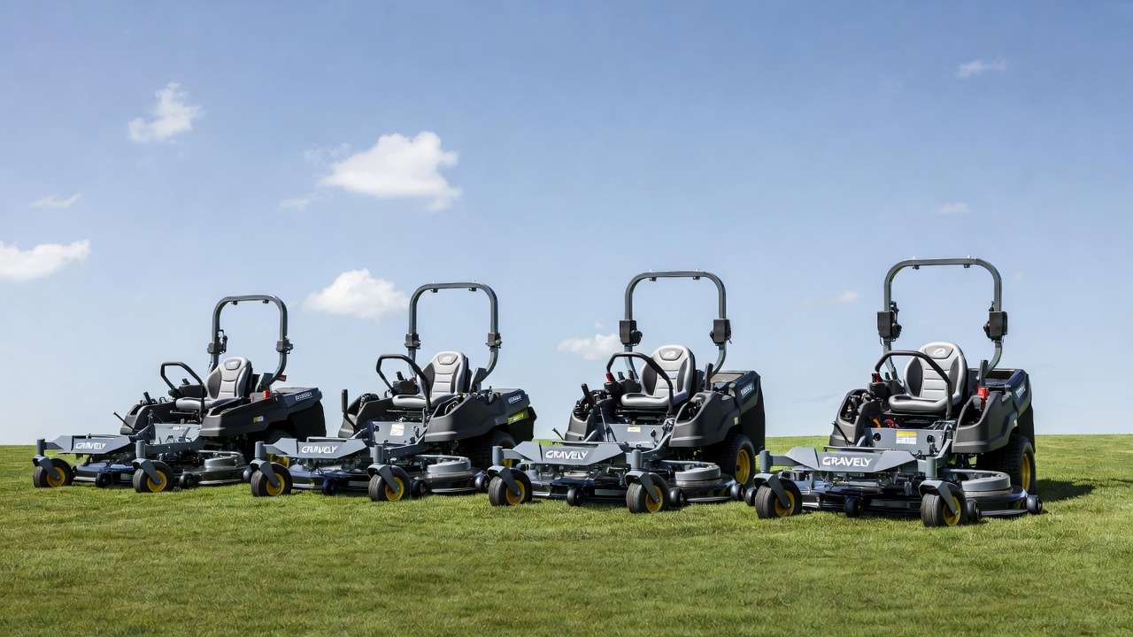 Gravely zero-turn mower model lineup comparison ZT HD Pro-Turn series