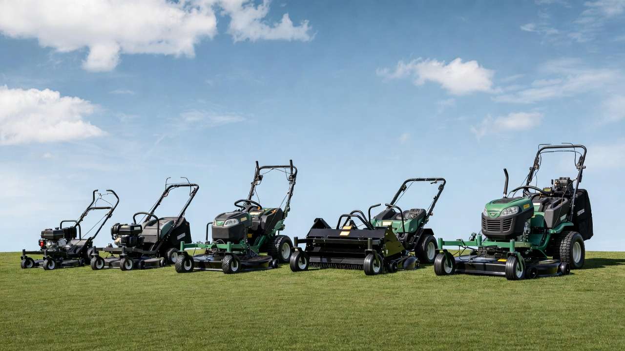 Pull behind mower types comparison lineup rotary finish vs flail models