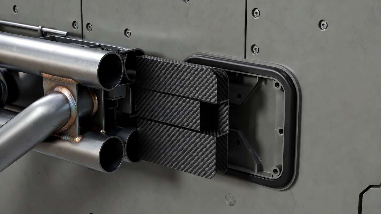 Cross-section comparison of Q355 high-strength steel, composites, and IPX5-rated enclosures for durable autonomous snow blower construction.
Suggested Image 6
