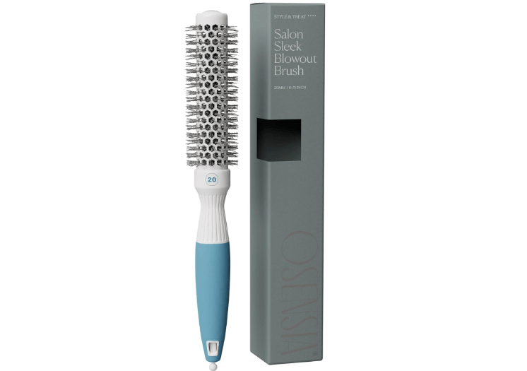 
Small Round Brush for Precise Styling and Manageable Blowouts (0.75 inch) - Salon-Quality Tool for Wet or Dry Hair (Not Electrical)