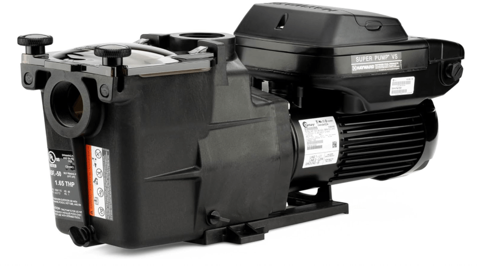 Hayward W3SP2603VSP Super Pump VS Variable-Speed Pool Pump for In-Ground Pools, Energy Efficient, 1.65 HP