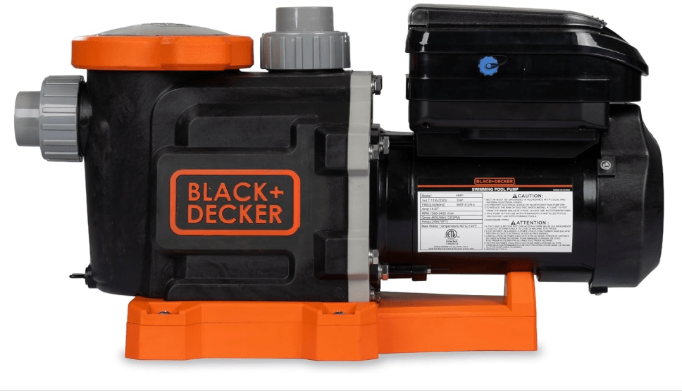  BLACK+DECKER 1.5 HP Variable Speed In Ground Pool Pump – WiFi Enabled, Energy Star Certified, Dual Voltage (115V/230V)