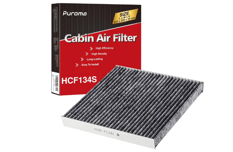  Puroma Cabin Air Filter with Activated Carbon, Replacement for CP134, CF10134, Honda & Acura, Civic, CR-V, Odyssey, CSX, ILX, MDX, RDX, AT134 (1 pc)