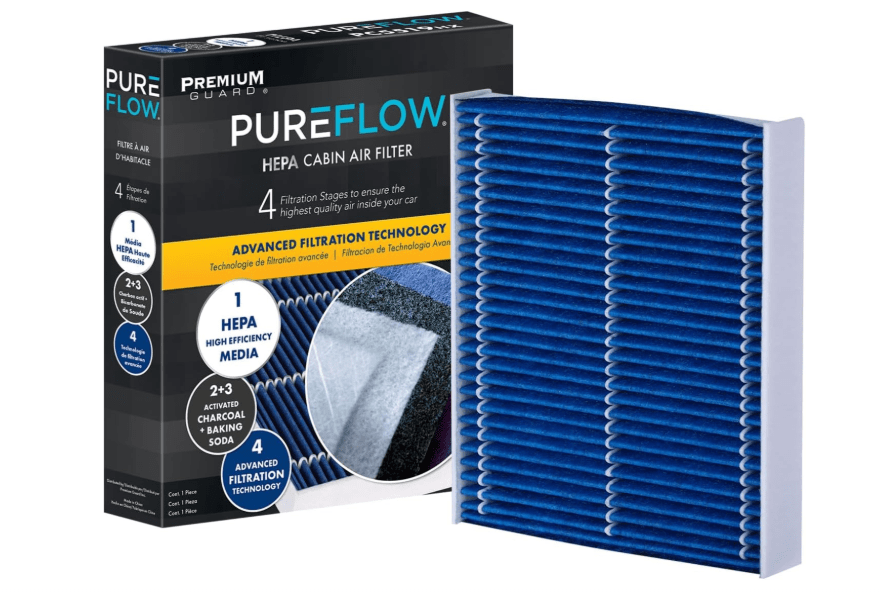  PureFlow HEPA Cabin Air Filter PC99237HX | Fits 2018-2025 Toyota Camry, 2021-2025 Sienna, 2022-2025 Corolla Cross, 2019-2025 Lexus ES350, 2017-2025 Toyota