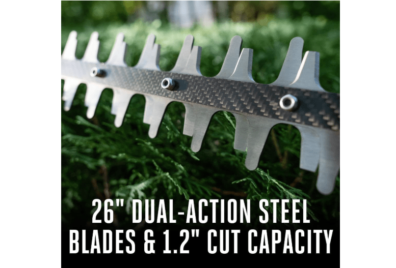  EGO Power+ Hedge Trimmer Cordless, Electric Hedge Trimmer 26", Includes 56V 2.5Ah Battery and Charger - HT2601