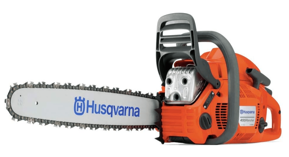  Husqvarna 965030298 455 Rancher 20-Inch 55-1/2cc 2-Stroke Gas-Powered Chain Saw, Orange (965030298)