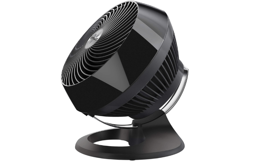  Vornado 660 Large Whole Room Air Circulator Fan for Home, 4 Speeds and 90-Degree Adjustable Tilt, Removable Grill, 10 Inch, Floor Fan for Bedroom, Office, Black