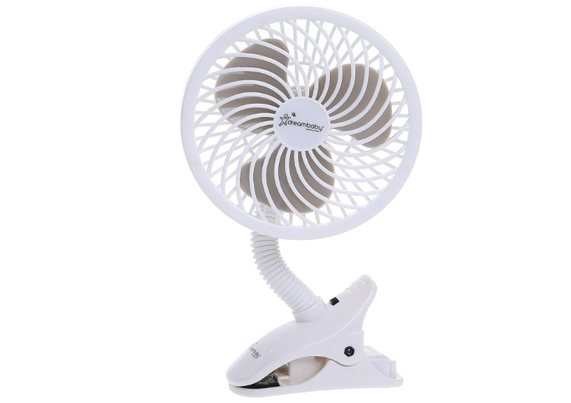 
Dreambaby Caged Deluxe EZY-Fit Clip-on Fan - with Flexible Neck for Adjustable Air Flow - Perfect for Strollers, Cribs, Wheelchairs, Beach, Camping &.