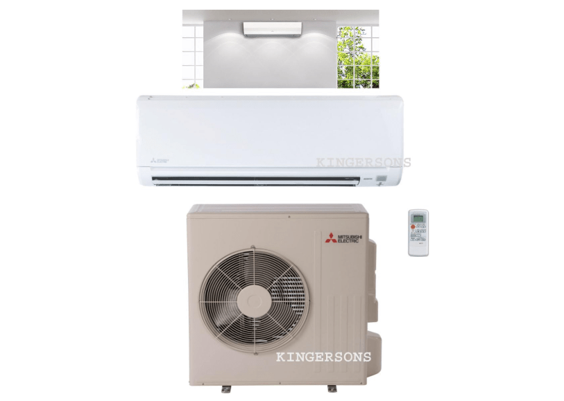 Mitsubishi 18,000 BTU SEER 18 Wall Mount Ductless Mini-Split Inverter Cool & Heat Pump System 1.5 Ton Energy Efficient ~ NEW System 