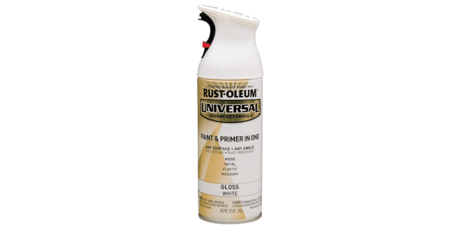 
Rust-Oleum 245199 Universal All Surface Spray Paint, 12 oz, Gloss Pure White