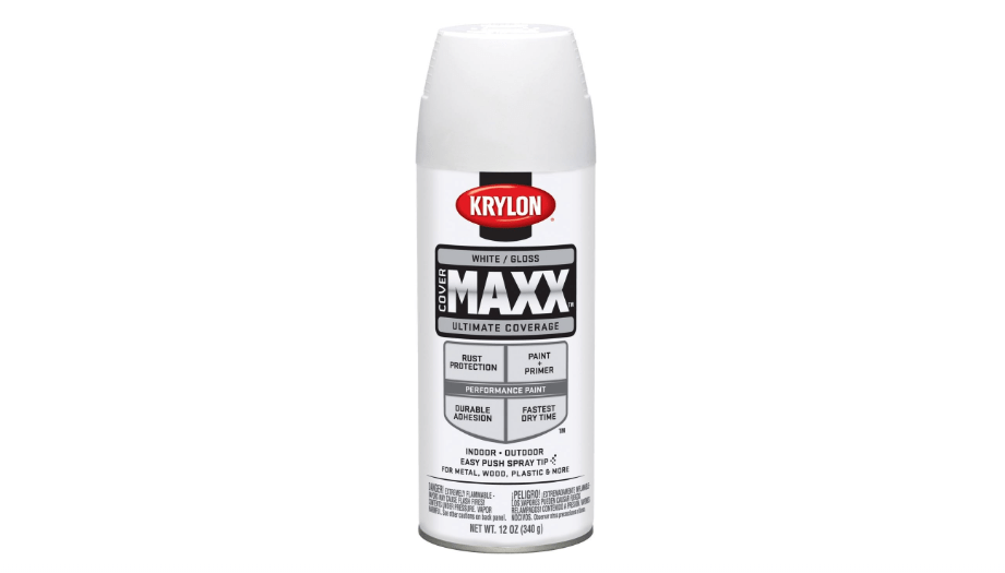 
Krylon K09146007 COVERMAXX Spray Paint, Gloss White, 12 Ounce