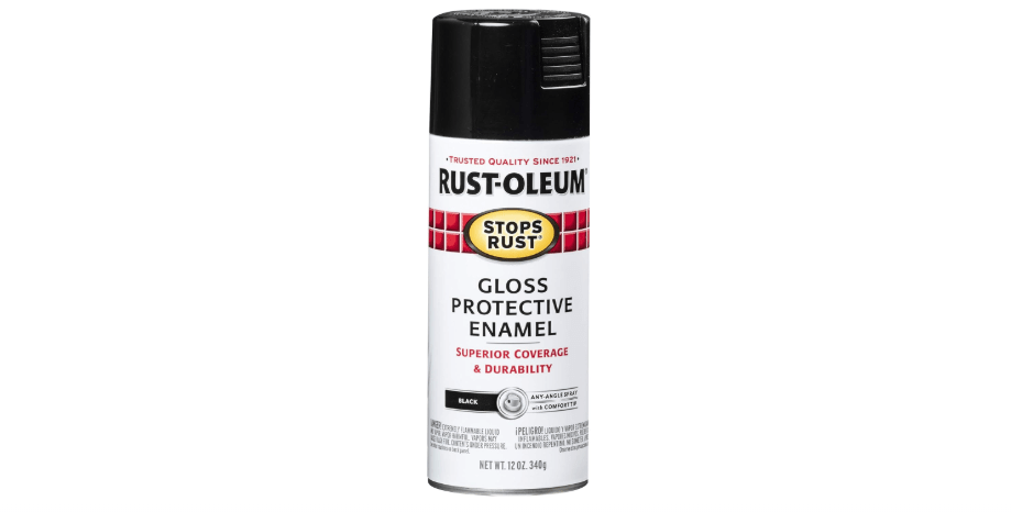 
Rust-Oleum 7779830-2PK Stops Rust Spray Paint, 12 Oz, Gloss Black, 2 Pack
