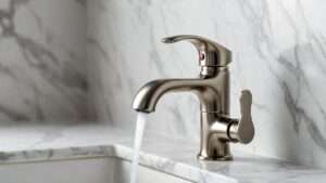 brushed nickel faucet