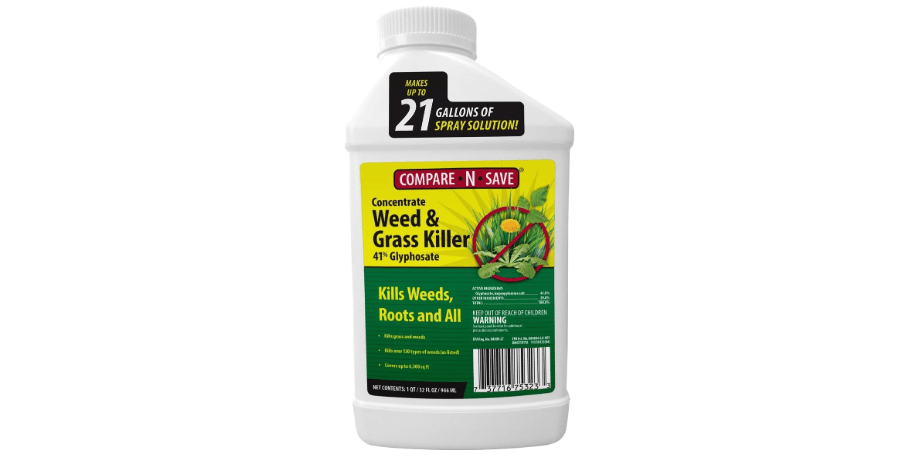 Compare-N-Save Concentrate Glyphosate Concentrate Grass & Weed Killer Herbicide, 32-Ounce