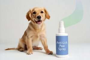 best spray to stop dog licking paws